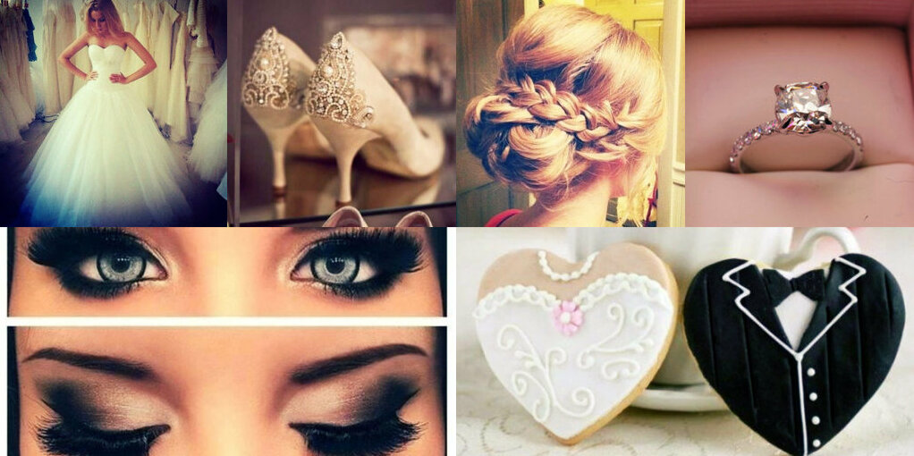 hair, dream come true, engaged-mend ring and wedding dress