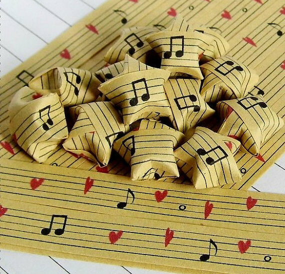 love gifts, wedding decoration, home decoration and paper stars