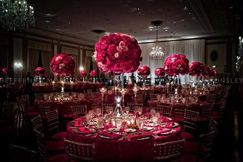 wedd, classy and red roses
