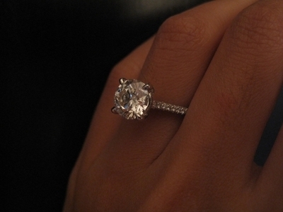 diamond, cute and engaged