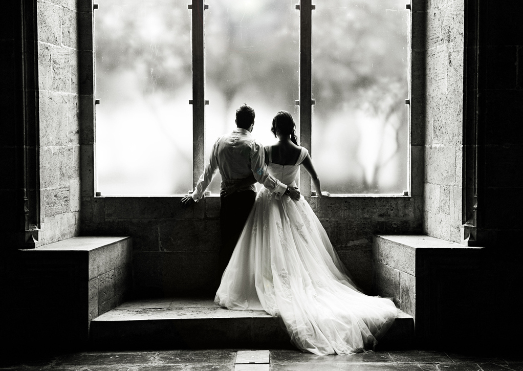 dress, photography, love and black and white