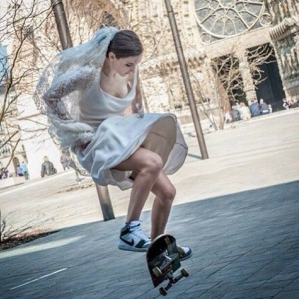 skate boarding, girl, awesome and cool