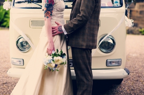 bride, hot girl and tattoo