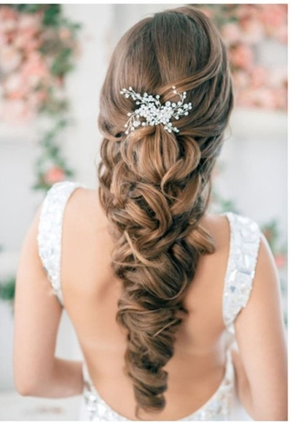 bride hairstyle and en