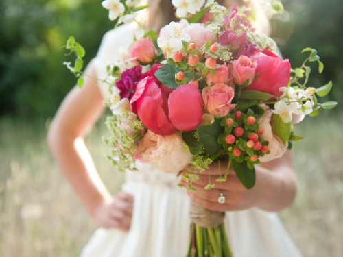 flowers, flower girl and summer