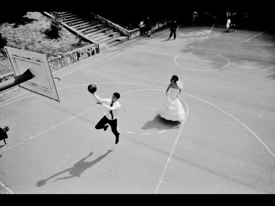 man, ball, cute couple and love