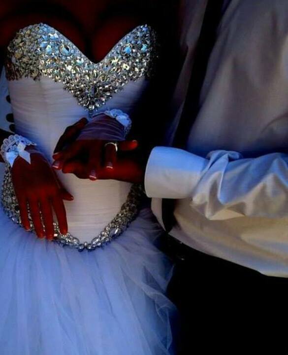 crystals, wedding gown, princess and black