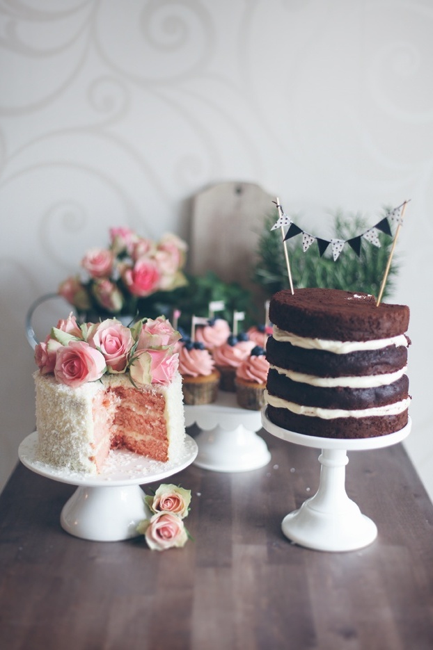 cake, flores, romantic and pretty