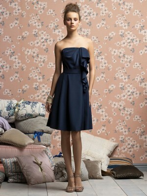 black dresses, bridesmaid and lela_rose_lr138xx