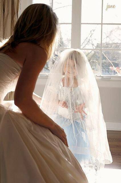 bride, cute and love