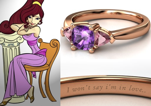 engagement, megara and wedding ring