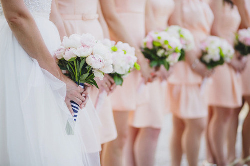 flowers, girls and bridemaids