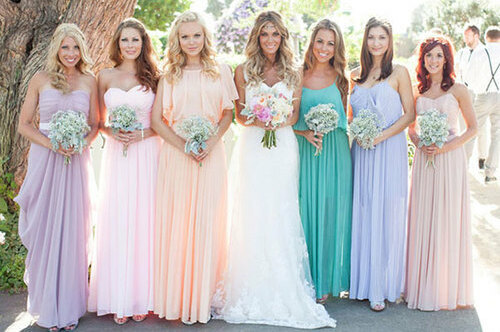 dress, bride maids and honor