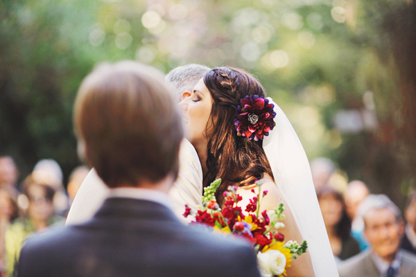 flower girl, couple and hairstyle