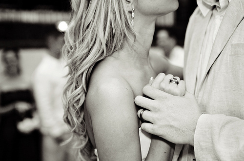 black, couple and white