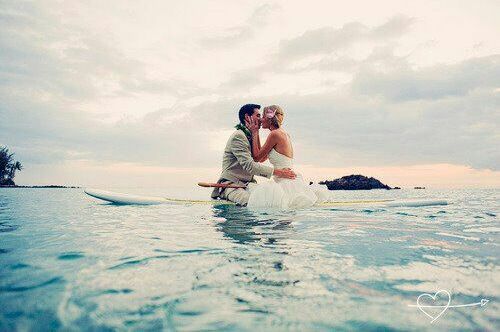 bride, groom and love