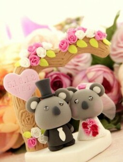 novios boda, muñecos boda and toppers