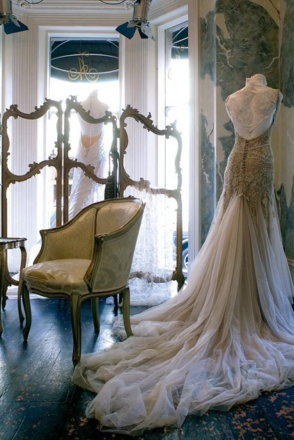 wedding dress, vintage and dress
