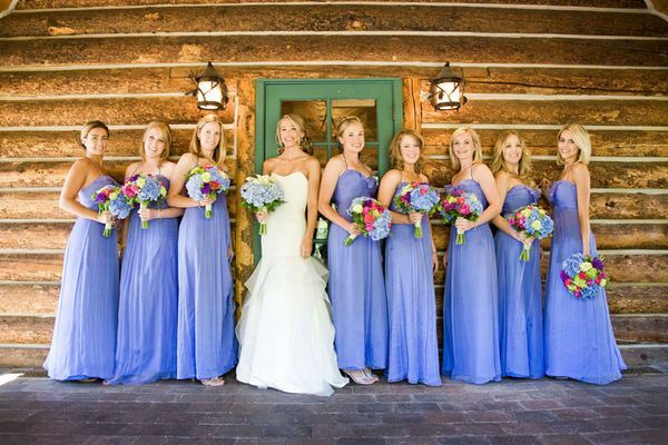 bridesmaid dresses, matrimonio and periwinkle wedding