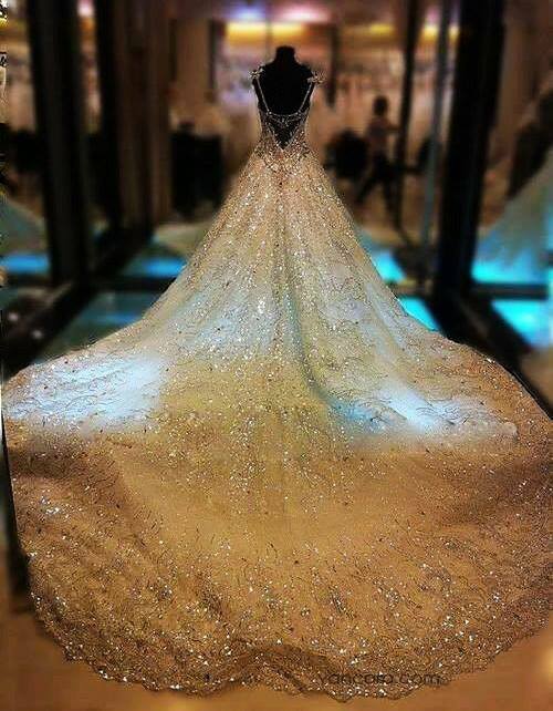 trail, white, long and wedding gown