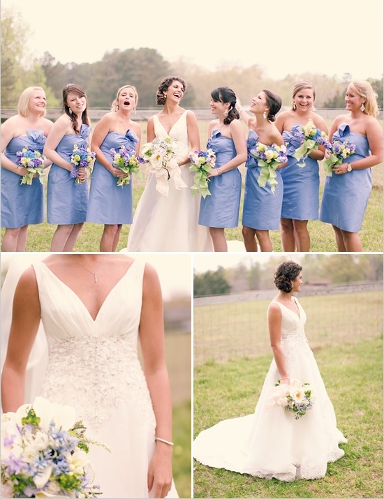 wedding dresses, fashion, women and periwinkle wedding