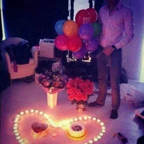 red, wedding proposal, balons and heart
