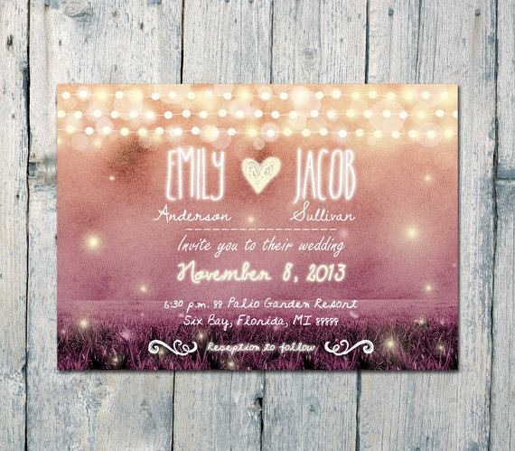 invitation, purple, night and weddingcard