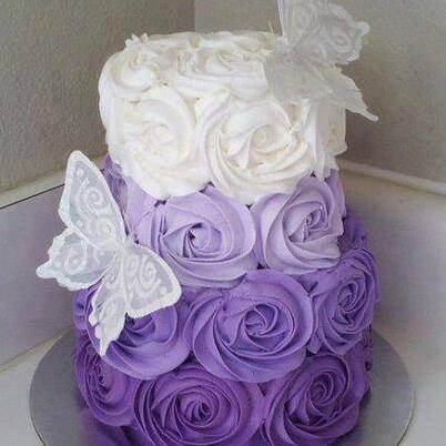 rose cake, cake and yum