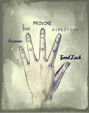 weddingring, pinky promise and middlefingah