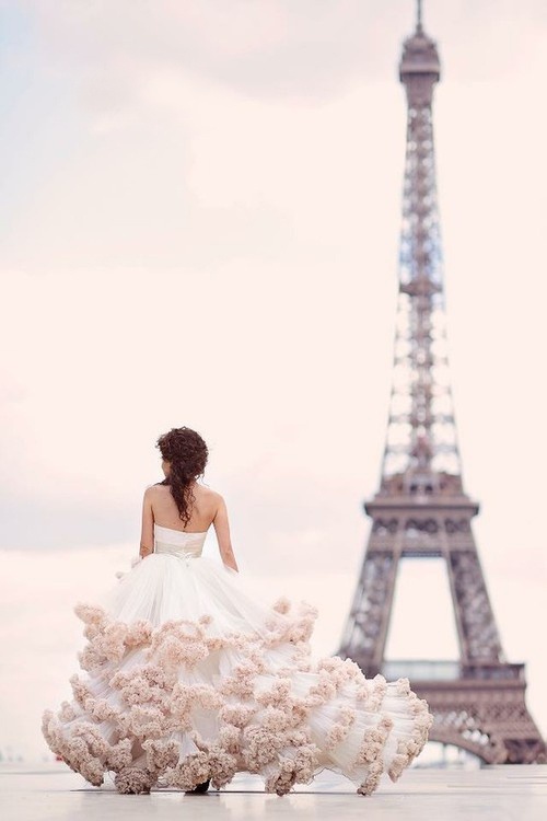 pink petticoats, girly, organza and wedding dress