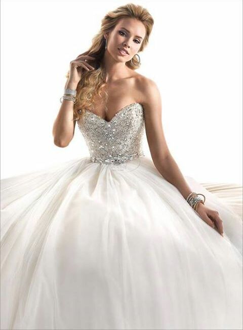 diamonds, gorgeous, beautiful and wedding dress