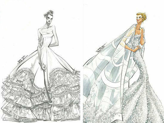 wedding dress, style and look