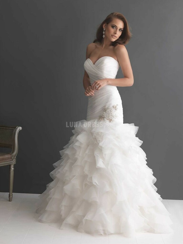 cheap wedding dress, sleeveless wedding dress, wedding dresses 2014 and women wedding dresses
