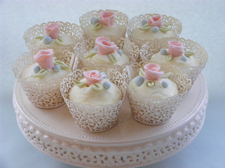 cupcakes, pink and tasty