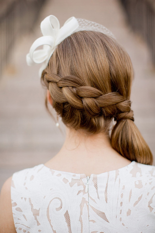 bridal, chic, braids and fashion