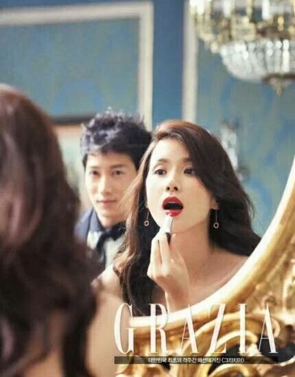 couple, bo young and ji sung