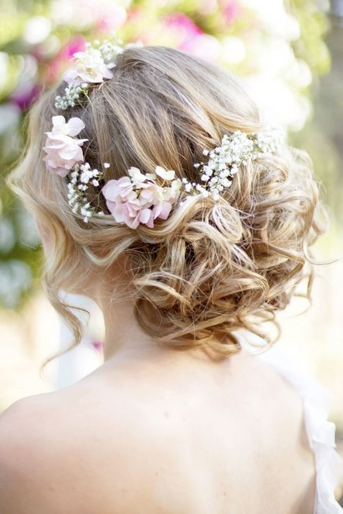 wedding hair, flowers, hair styles and wedding hair styles