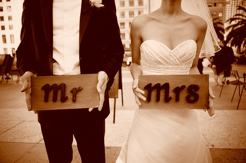 mr and mrs, bride and le mariage