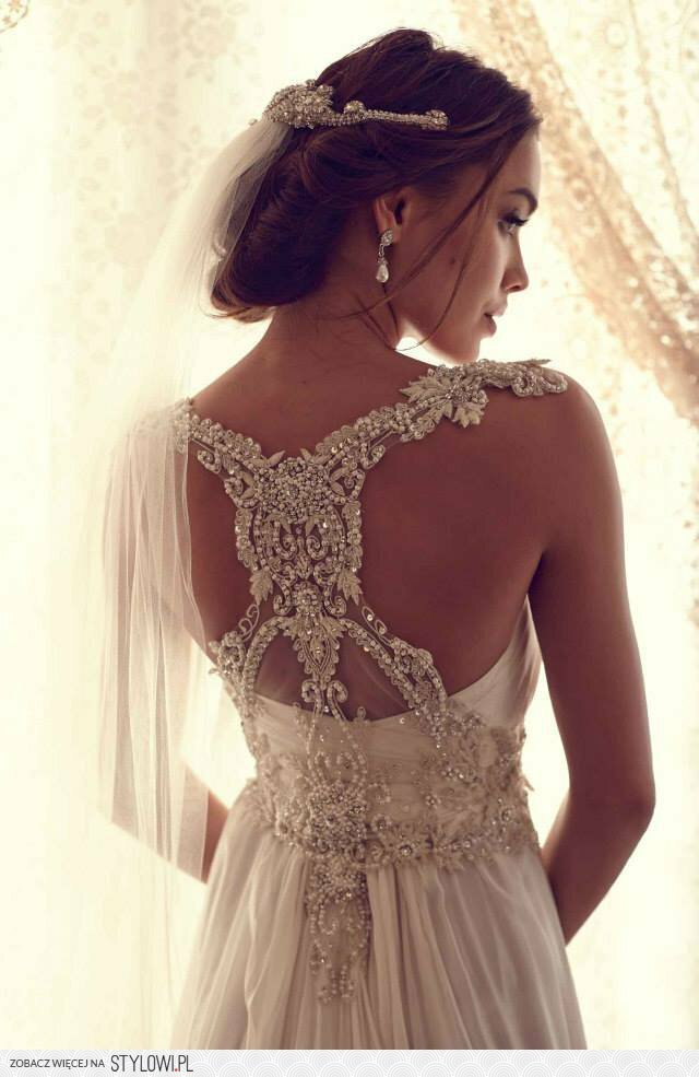 white, lace, veil and pearls