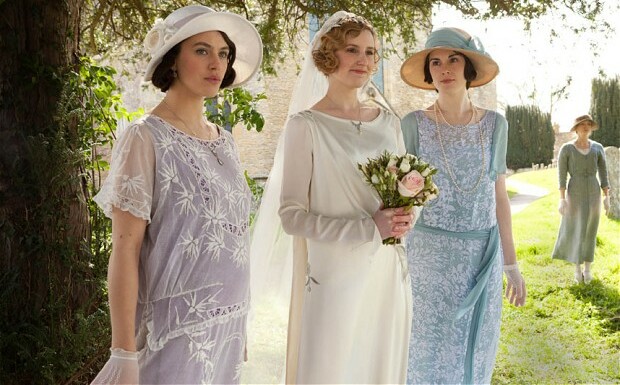 vintage, downton abbey and wedding dress