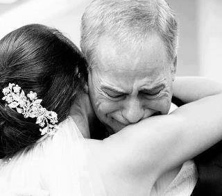 papa, white and mariage