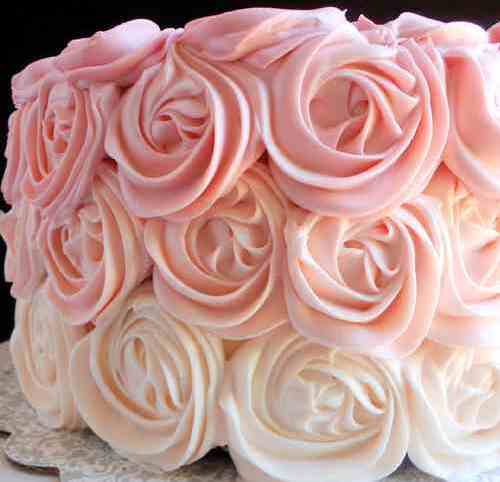 cacke, rose, pink and beautifull