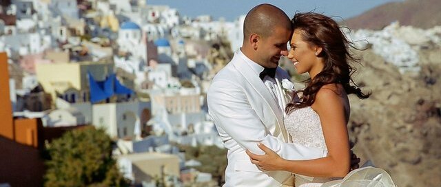 wedding video, santorini and santorini wedding