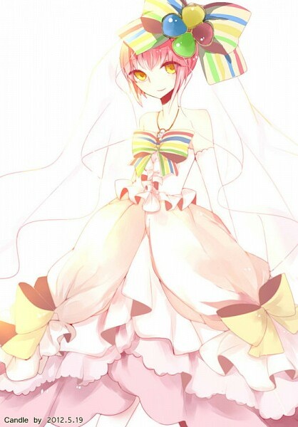 wedding dress, amu and shugo chara