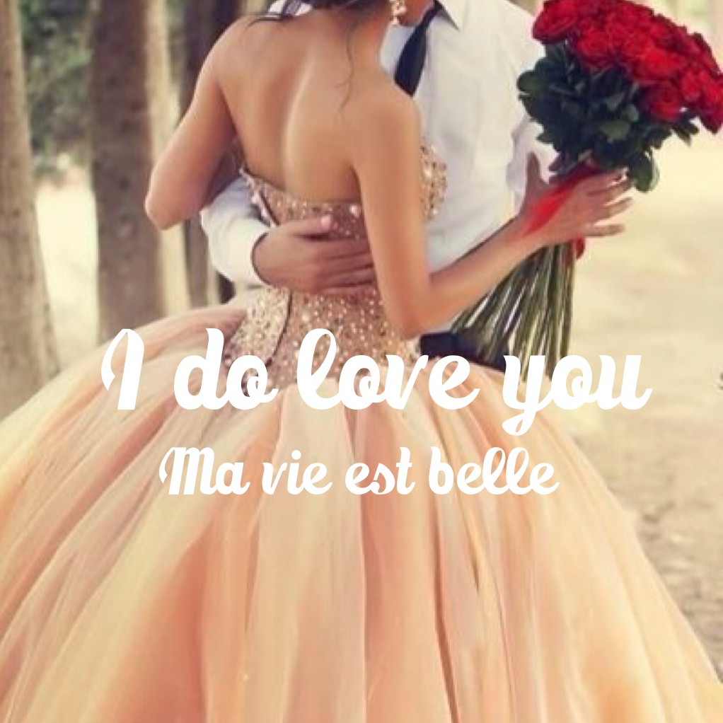 ballgown, roses, I DO and love