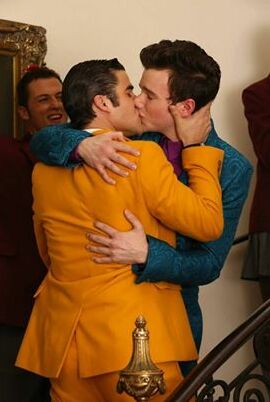 klaine kiss, glee and klaine proposal