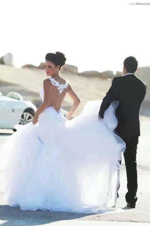 wedding drees, white, Dream and *--*