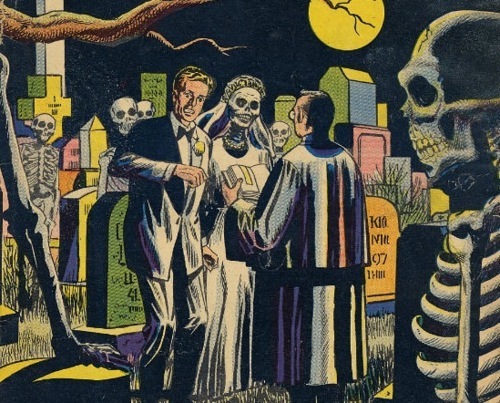 priest, illustration and retro