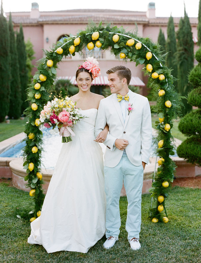 wedding decor, wedding photo, lemon and wedding ceremony