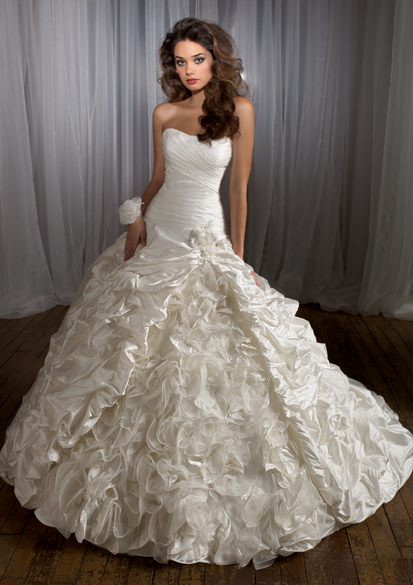 wedding dress, beautiful and brautkleid